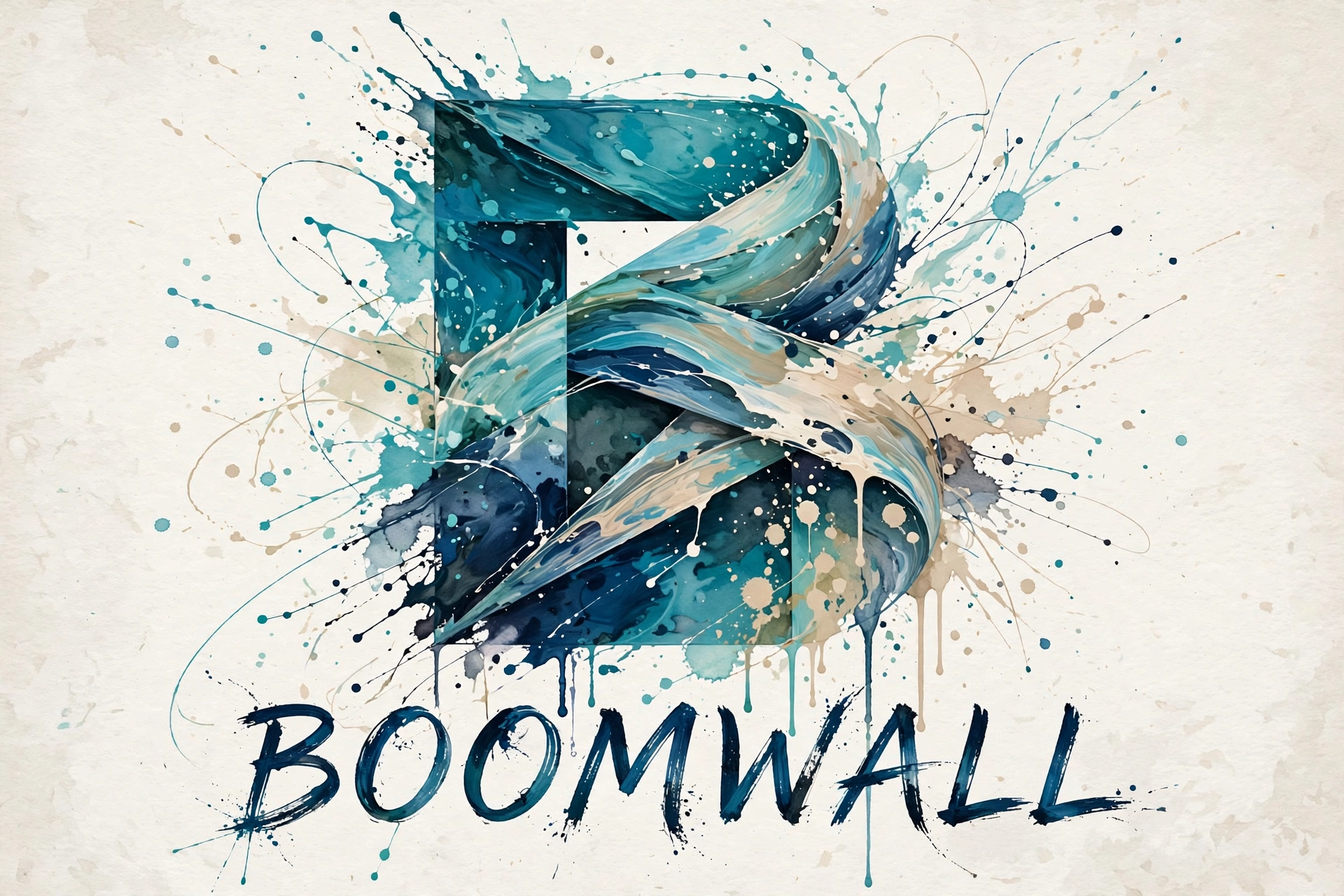 Abstract mural example